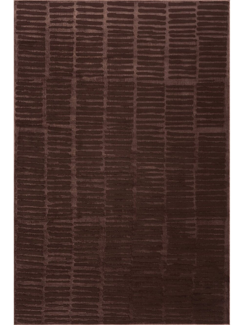 Rugs USA Cranbury Plush Textured Washable Rug | Brown Rug Size 2'8"x8'